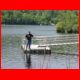 Scott getting ready to take the plunge. It was in the mid 80's!!
